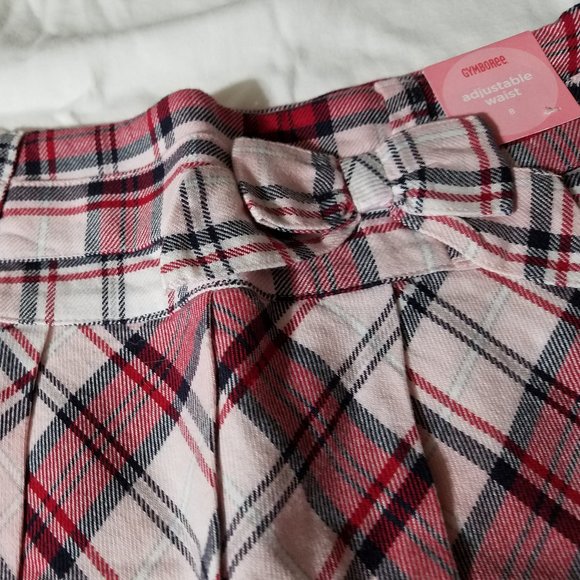 Gymboree Schoolgirls Rock size 9 shirt, 8 adjustable waist skort, 8-10 tights - Picture 8 of 11